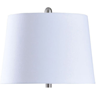 Stylecraft 15.5 W Off-White & Blue Ceramic Table Lamp