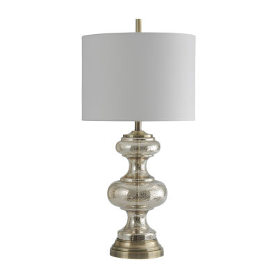 Stylecraft 16.5 W Mercury & Brass Table Lamp