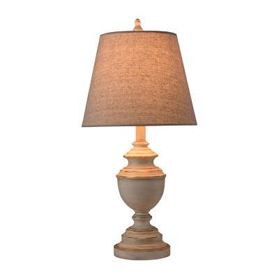 Stylecraft 12 W Distressed Cream Table Lamp