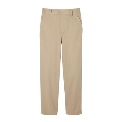 French Toast Relaxed Fit Pull-On Pant Little & Big Boys Straight Flat Front Pant