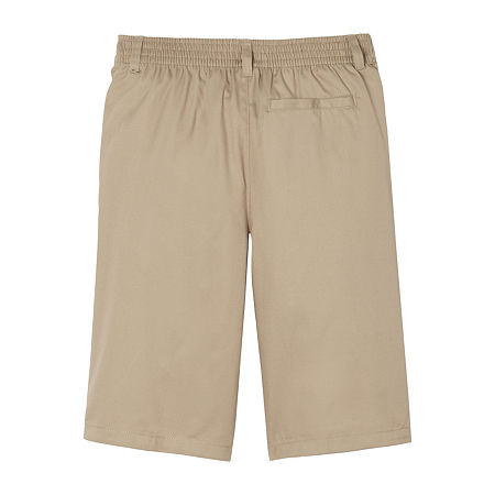 French Toast Flat Front Little & Big Boys Chino Short, 5, Beige