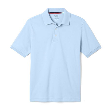 French Toast Little & Big Boys Short Sleeve Polo Shirt, X-small, Blue