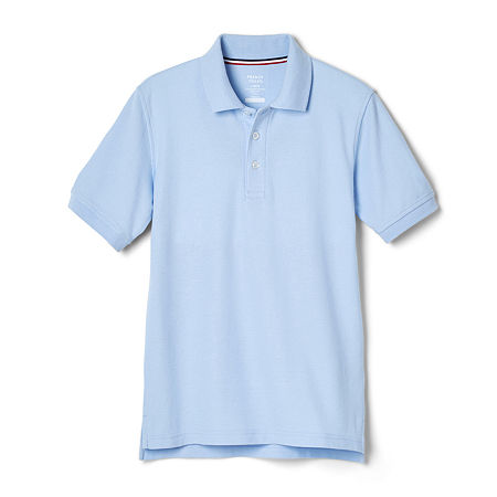 French Toast Little & Big Boys Short Sleeve Polo Shirt, X-small, Blue