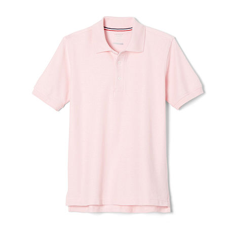French Toast Little & Big Boys Short Sleeve Polo Shirt, X-small, Pink