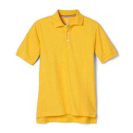 French Toast Little & Big Boys Short Sleeve Polo Shirt, Large, Yellow