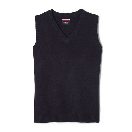 French Toast Little & Big Boys V Neck Sweater Vest, X-small, Blue