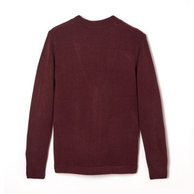 French Toast Toddler Boys V Neck Long Sleeve Button Cardigan