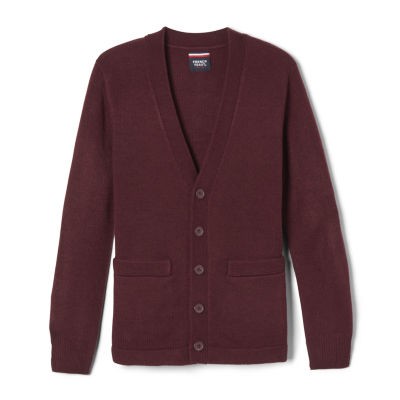 French Toast Toddler Boys V Neck Long Sleeve Button Cardigan