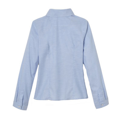 French Toast Little & Big Girls Long Sleeve Button-Down Shirt
