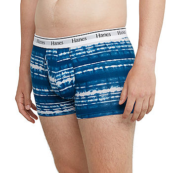 Hanes Originals Men's Underwear Trunks, Moisture-Wicking Stretch Cotton, 3- Pack 