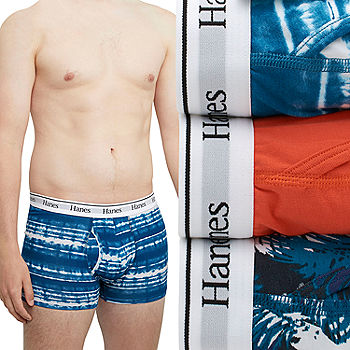 Hanes Originals Mens 3 Pack Trunks - underwear