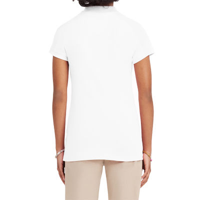 ladies plain white polo shirts