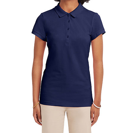  IZOD Juniors Womens Short Sleeve Polo Shirt