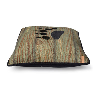 Donna Sharp Oakland Cotton Bear Paw Square Throw Pillow