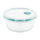 Lock & Lock Purely Better Vented Glass Food Storage Container, 47-Ounce, Clear