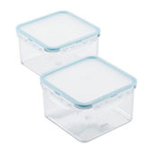 Kinetic 12-Piece Glass Square Food Storage Set 