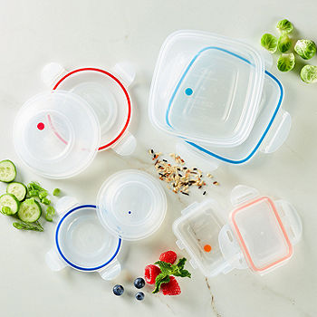 Lock & Lock Easy Essentials Assorted Food Storage Container Set, Clear - 22  Piece, 1 - Foods Co.