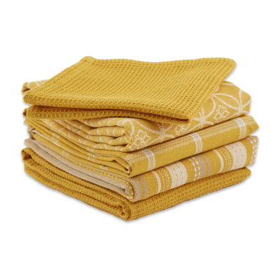 Design Imports Assorted 5-pc. Towel + Dish Cloth Set
