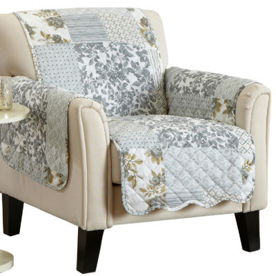 Linery Patchwork Chair Protector One Size Gray 16$