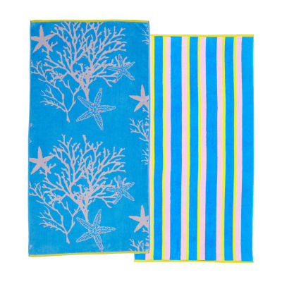 Linery Printed 2pc. Quick Dry Beach Towel EC100668 JCPenney