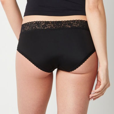 Ultra Light Lace Trim Hipster Panty