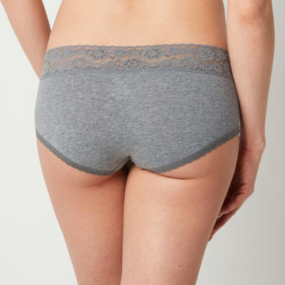 Arizona Body Organic Cotton with Lace Boyshort Panty