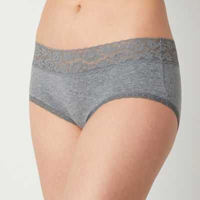 Arizona Body Organic Cotton with Lace Boyshort Panty