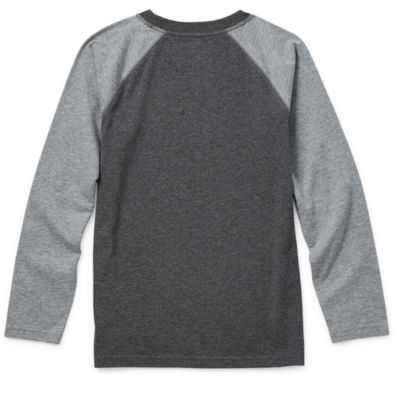 Thereabouts Little & Big Boys Crew Neck Long Sleeve T-Shirt