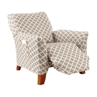 Linery Stretch Printed Recliner Slipcover