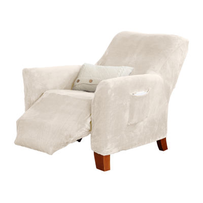Linery Stretch VelvetPlush Recliner Slipcovers EC300148 JCPenney