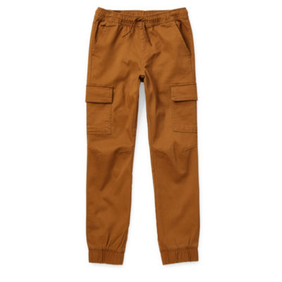 Thereabouts Little & Big Boys Pull-On Jogger Cuffed Cargo Pant