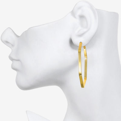 Bijoux Bar Delicates Gold Tone 3 Pair Glass Round Earring Set