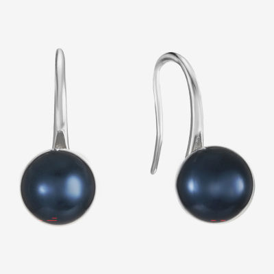 Monet Jewelry Simulated Pearl Round Drop Earrings