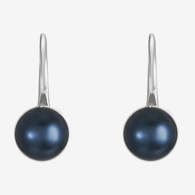 Monet Jewelry Simulated Pearl Round Drop Earrings