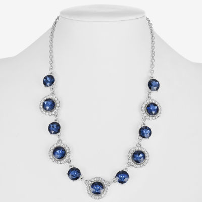 Monet Jewelry Womens Multi Color 17 Inch Collar Necklace