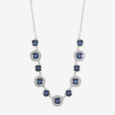 Monet Jewelry Womens Multi Color 17 Inch Collar Necklace