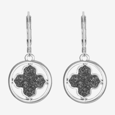 Monet Jewelry Clover Drop Earrings