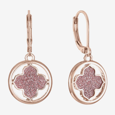 Monet Jewelry Clover Drop Earrings