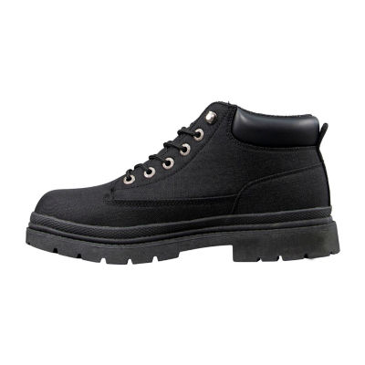 Lugz Mens Drifter Peacoat Block Heel Lace Up Boots