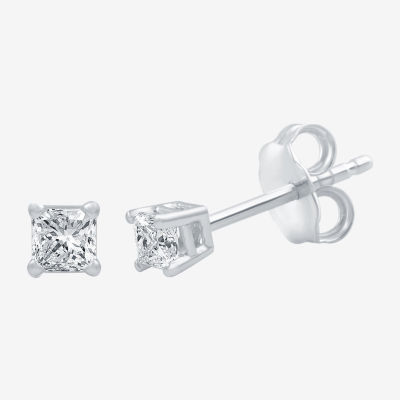 Deluxe Collection 1/4 CT. T.W. Mined White Diamond 14K Gold 3.4mm Stud Earrings
