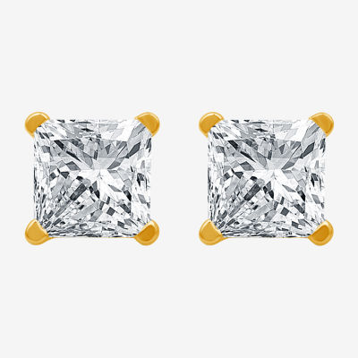 2 CT. T.W. Lab Grown White Diamond 10K Gold Stud Earrings