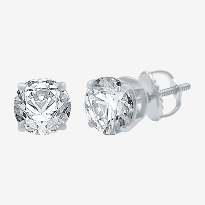 Ever Star (G / SI1-SI2) 1 3/8 CT. T.W. Lab Grown White Diamond 10K Gold 5.6mm Stud Earrings
