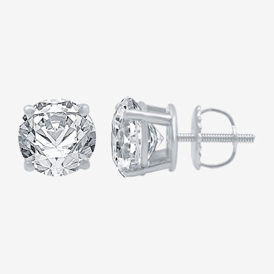 Ever Star (G / SI1-SI2) 1 3/8 CT. T.W. Lab Grown White Diamond 10K Gold 5.6mm Stud Earrings