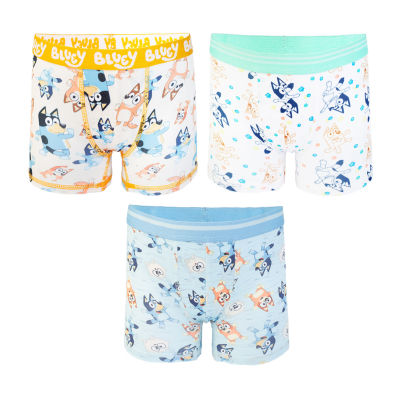 Toddler Boys 3 Pack Bluey Boxer Briefs