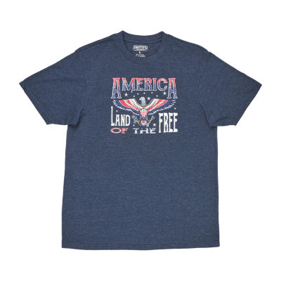 Smiths Workwear Patriotic Mens Crew Neck Short Sleeve Regular Fit Graphic T-Shirt