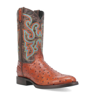 Dingo Mens Ranger Block Heel Cowboy Boots