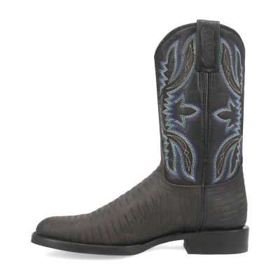 Dingo Mens Saw Buck Block Heel Cowboy Boots