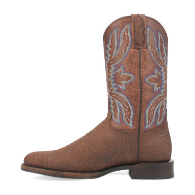 Dingo Mens Saw Buck Block Heel Cowboy Boots