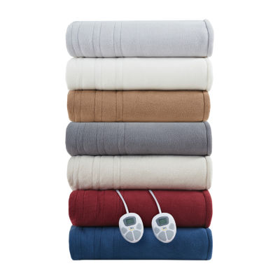 Serta Fleece Heated Midweight Electric Blanket