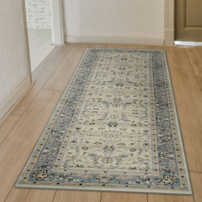 Alba Motiff Traditional Oriental Indoor Rectangular Runner